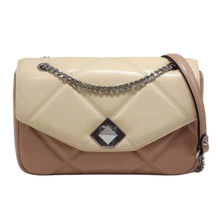 Geanta de umar eleganta CROMIA, din piele naturala, curea din lant, dublu reglabil, 1405415ND