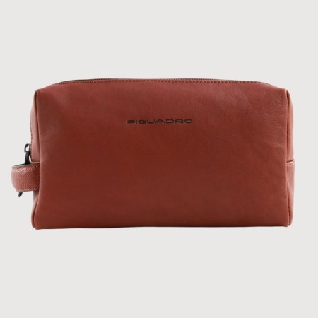 Trusa cosmetice PIQUADRO din piele naturala BY5011B3/CU