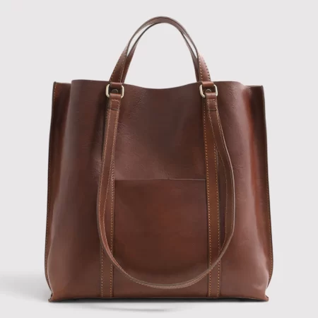 Shopper din piele naturala vachetta 4610