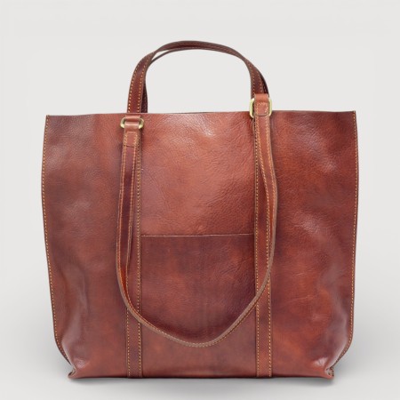 Shopper din piele naturala vachetta 4610