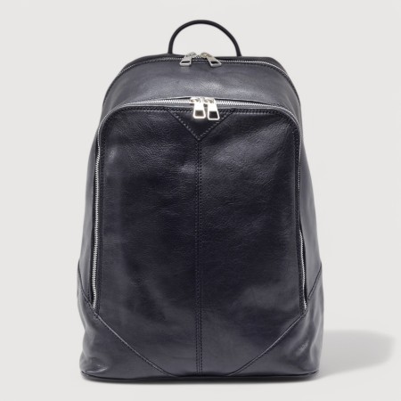 Rucsac din piele naturala vachetta, port tableta 4428