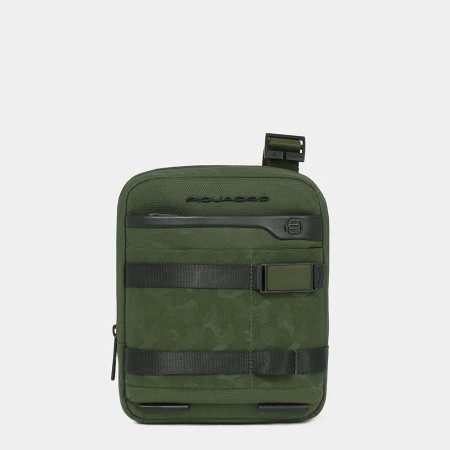 Geanta de umar PIQUADRO din tesut impermeabil, personalizabila, portipad, CA3084FX