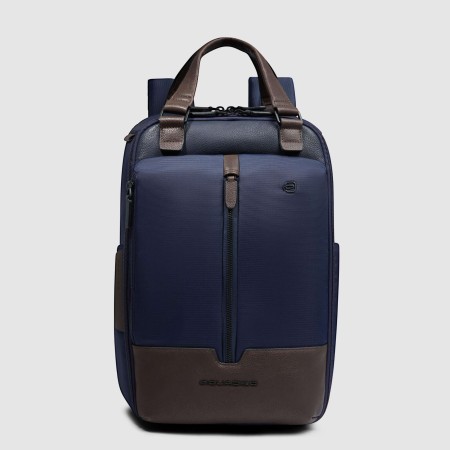 Rucsac de călătorie pentru laptop de 15,6" din tesut si piele CA6825W138/BLUTM