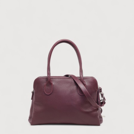 Geanta cu trei compartimente LUANA din piele naturala LU236