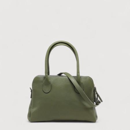 Geanta cu trei compartimente LUANA din piele naturala LU236