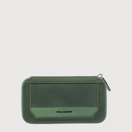 Portdocument PIQUADRO din tesut si piele PP7033S143R/VE