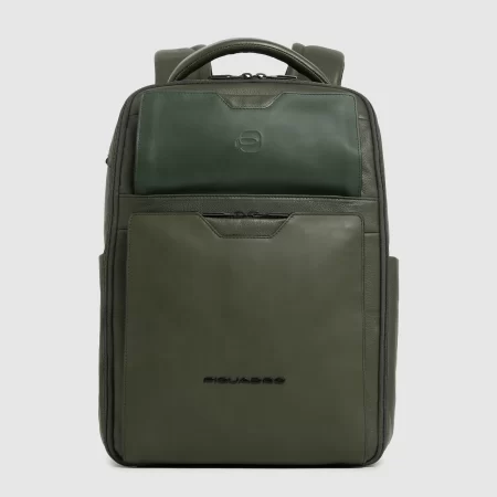 Rucsac de calatorie PIQUADRO din piele, portlaptop 15,6'' CA6924S142/VE