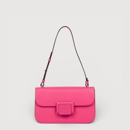 Poseta de umar CROMIA din piele naturala magenta 1406245