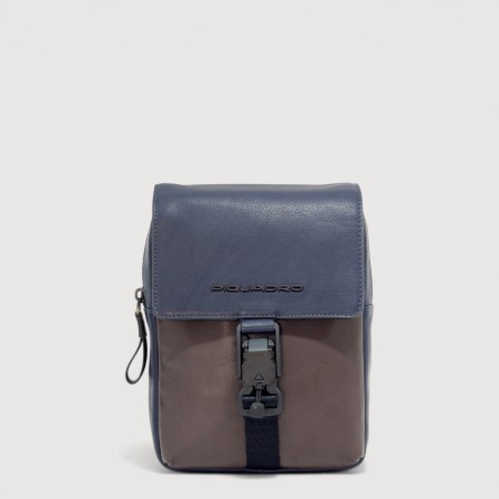 Geanta de umar PIQUADRO din piele naturala CA6783AP/BLUTM