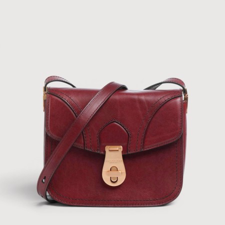 Geanta crossbody THE BRIDGE din piele naturala vachetta 04341601