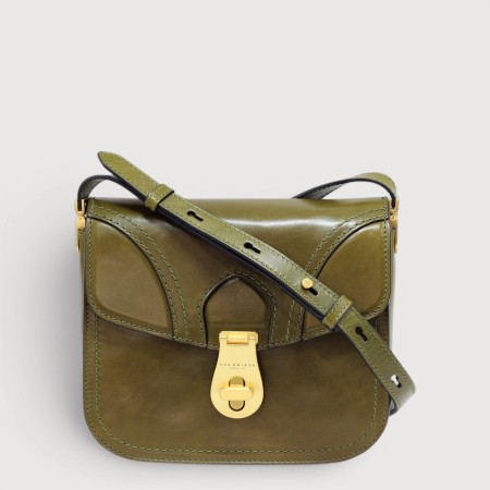 Geanta crossbody THE BRIDGE din piele naturala vachetta 04341601