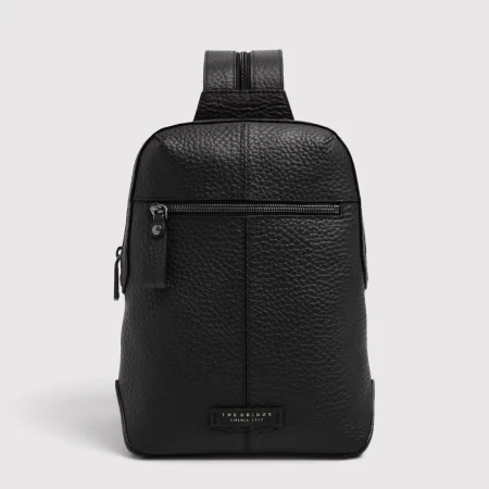 Rucsac barbatesc din piele sling THE BRIDGE 054716QQ