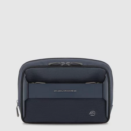 Geantă de toaletă rezistentă la apă cu buzunar căptușit pentru telefon BY7274W150/BLU