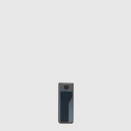 Breloc din piele și aluminiu cu clips pentru bani PC7202