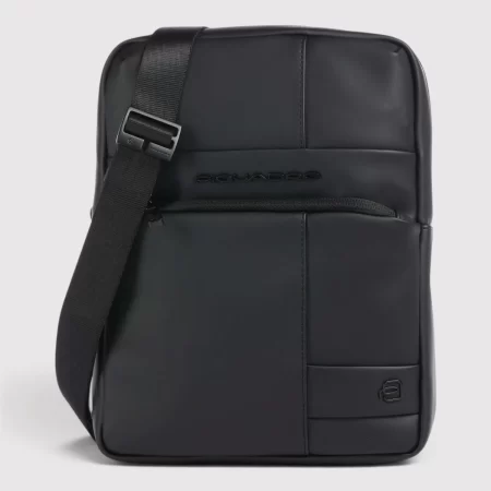 Geanta crossbody PIQUADRO cauciucata, port mini ipad, CA1816W129W/N