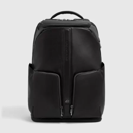 Rucsac din piele pentru laptop de 15,6" cu două compartimente, USB, placa de inductie, CA7181W143/N