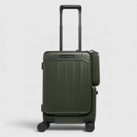 Valiză de cabină Piquadro PQ-Light cu 4 roți 55 cm Compartiment pentru laptop BV7296PQL